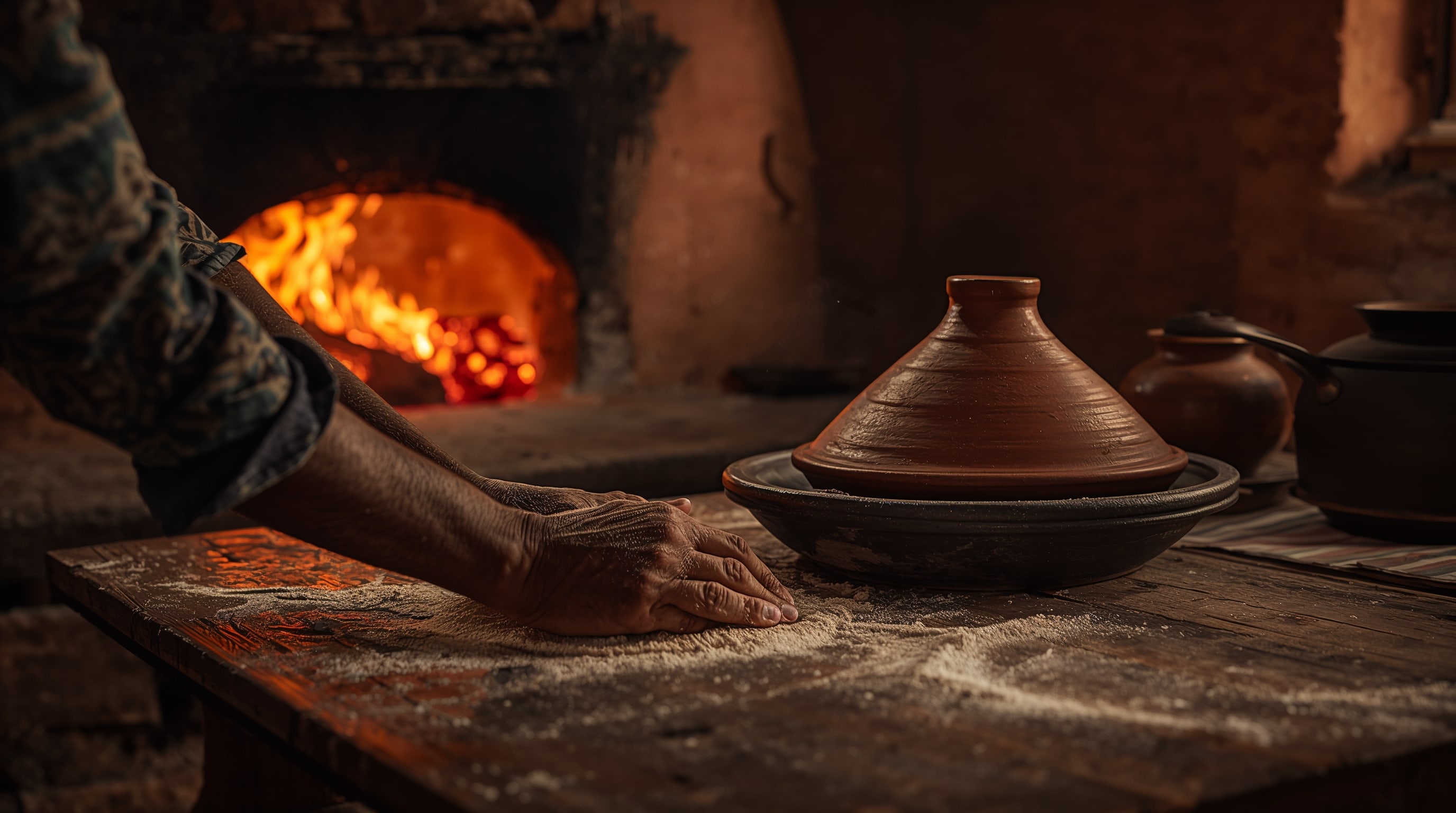 Tagine en horno de barro