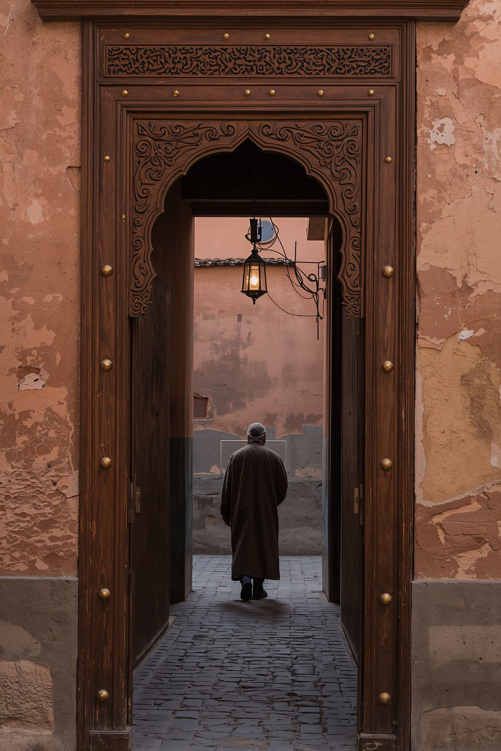 Callejón de Fez al amanecer