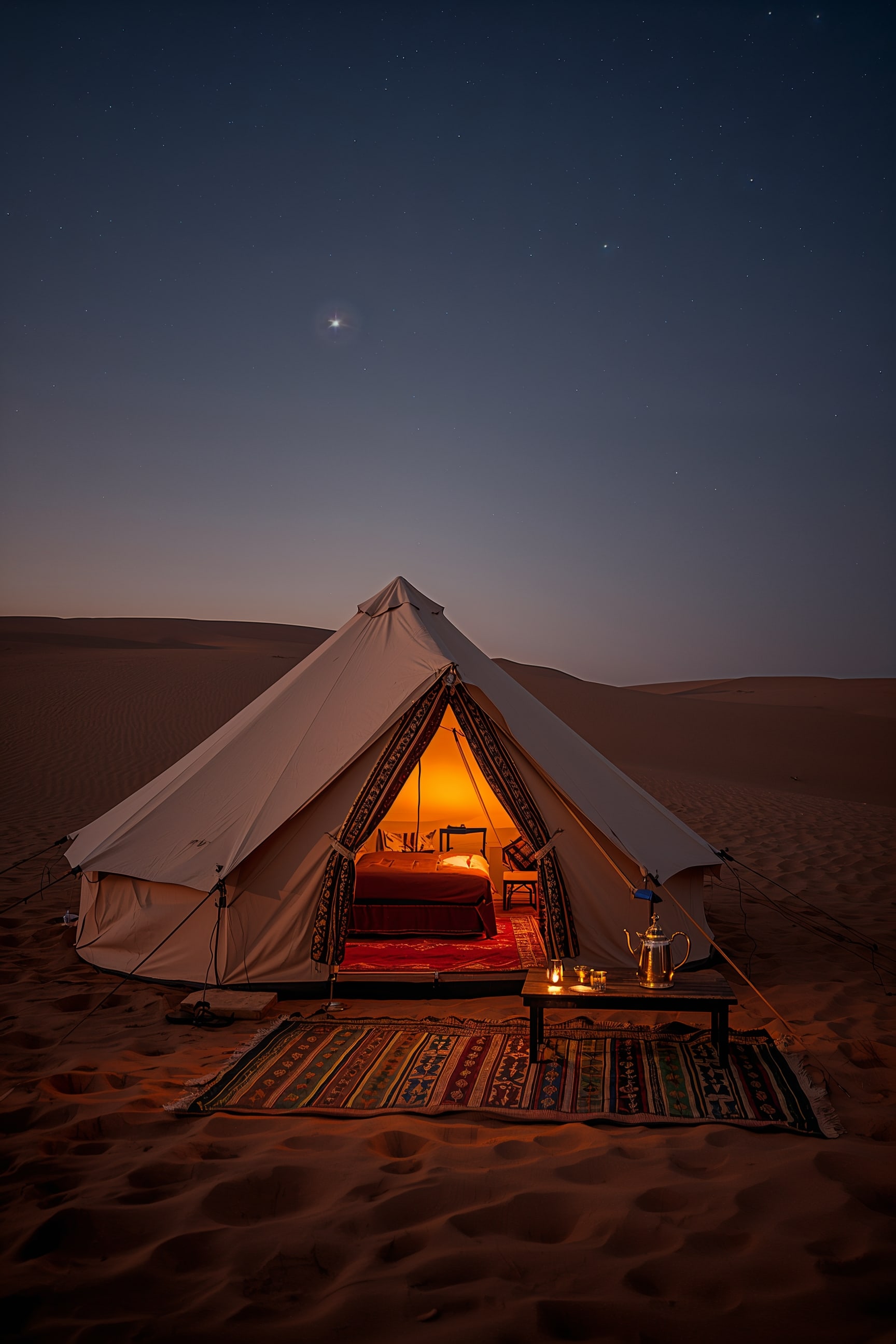 Tienda en el Erg Chebbi